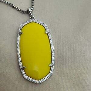 Kendra Scott Rare Yellow Pendant